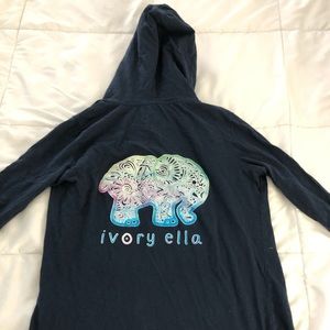 Save the Elephants Ivory Ella long sleeve hoodie